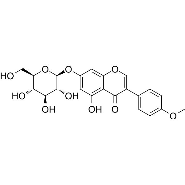 Sissotrin (Biochanin A 7-glucoside; Sissonin) 5928-26-7
